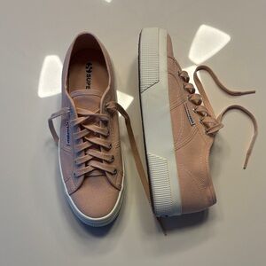 Superga Women's Blush Canvas Sneakers